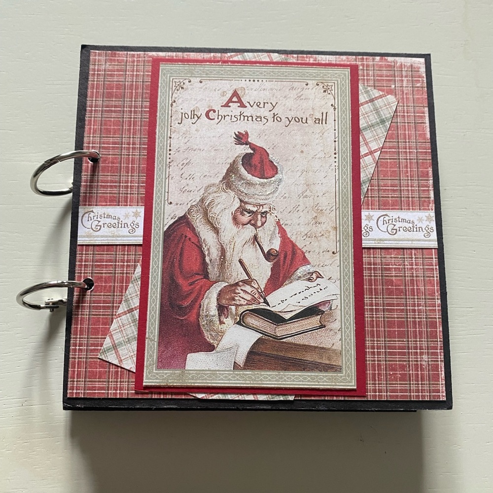 Handmade Christmas Scrapbook
